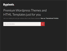 Tablet Screenshot of bypixels.com